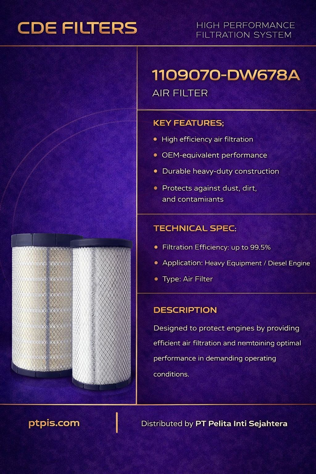 Element Filter 1109070-DW678A